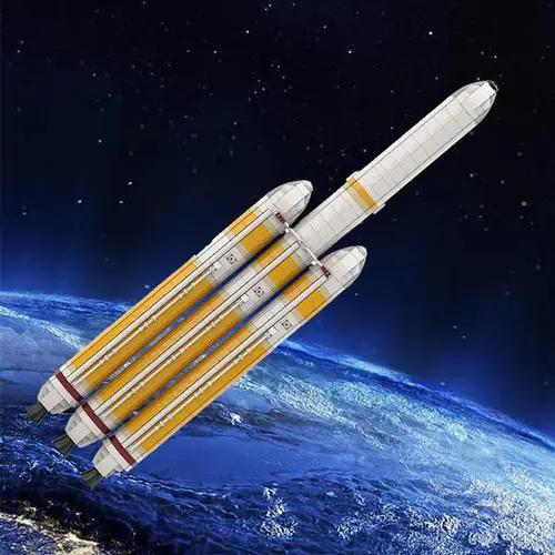 MOC-101254 Delta IV Heavy with Parker Solar Probe [Saturn V scale]
