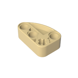 GDS-2016 - Technic Beam 2 x 3 L-Shape with Quarter Ellipse Thick