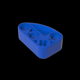 GDS-2016 - Technic Beam 2 x 3 L-Shape with Quarter Ellipse Thick