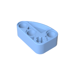 GDS-2016 - Technic Beam 2 x 3 L-Shape with Quarter Ellipse Thick