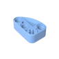 GDS-2016 - Technic Beam 2 x 3 L-Shape with Quarter Ellipse Thick