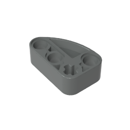 GDS-2016 - Technic Beam 2 x 3 L-Shape with Quarter Ellipse Thick