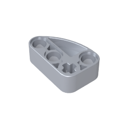 GDS-2016 - Technic Beam 2 x 3 L-Shape with Quarter Ellipse Thick