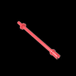 GDS-2019 - Bar 8L - Two Stop Rings / One Pin, Technic Figure Ski Pole [Flat End]