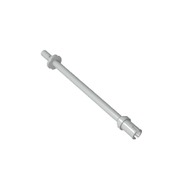 GDS-2019 - Bar 8L - Two Stop Rings / One Pin, Technic Figure Ski Pole [Flat End]