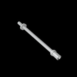 GDS-2019 - Bar 8L - Two Stop Rings / One Pin, Technic Figure Ski Pole [Flat End]