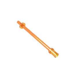 GDS-2019 - Bar 8L - Two Stop Rings / One Pin, Technic Figure Ski Pole [Flat End]