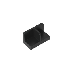 GDS-2027 - Panel 1 x 2 x 1 with Rounded Corners and Central Divider
