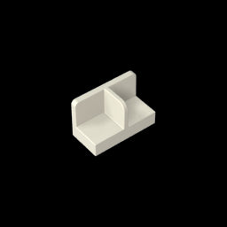 GDS-2027 - Panel 1 x 2 x 1 with Rounded Corners and Central Divider