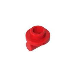 GDS-2045 - Plate Round 1 x 1 with Open Stud and Bar on Underside