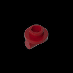 GDS-2045 - Plate Round 1 x 1 with Open Stud and Bar on Underside