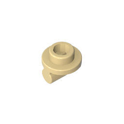 GDS-2045 - Plate Round 1 x 1 with Open Stud and Bar on Underside
