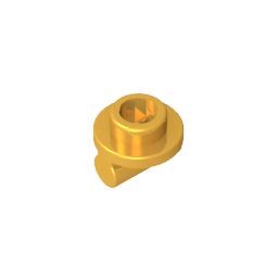 GDS-2045 - Plate Round 1 x 1 with Open Stud and Bar on Underside
