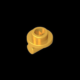 GDS-2045 - Plate Round 1 x 1 with Open Stud and Bar on Underside