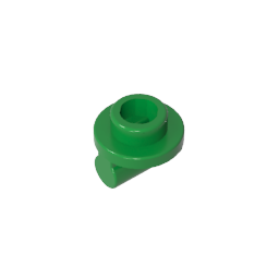 GDS-2045 - Plate Round 1 x 1 with Open Stud and Bar on Underside
