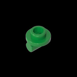 GDS-2045 - Plate Round 1 x 1 with Open Stud and Bar on Underside