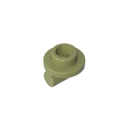 GDS-2045 - Plate Round 1 x 1 with Open Stud and Bar on Underside