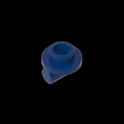 GDS-2045 - Plate Round 1 x 1 with Open Stud and Bar on Underside