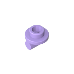 GDS-2045 - Plate Round 1 x 1 with Open Stud and Bar on Underside