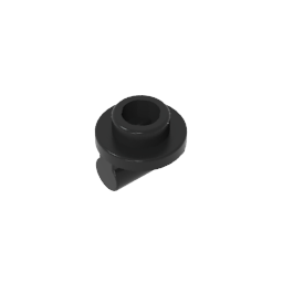 GDS-2045 - Plate Round 1 x 1 with Open Stud and Bar on Underside