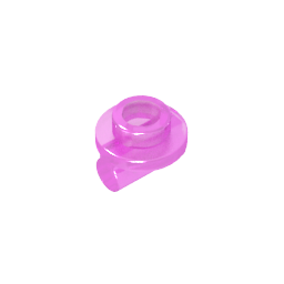 GDS-2045 - Plate Round 1 x 1 with Open Stud and Bar on Underside