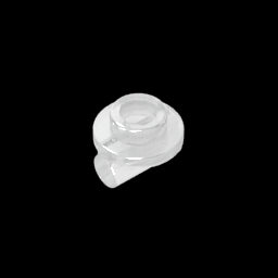 GDS-2045 - Plate Round 1 x 1 with Open Stud and Bar on Underside