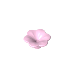 GDS-2059 - Plant, Outdoor Accessory Kit, Flower with 6 Rounded Petals and Pin