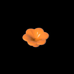 GDS-2059 - Plant, Outdoor Accessory Kit, Flower with 6 Rounded Petals and Pin