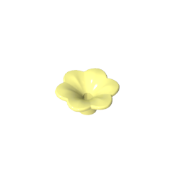 GDS-2059 - Plant, Outdoor Accessory Kit, Flower with 6 Rounded Petals and Pin