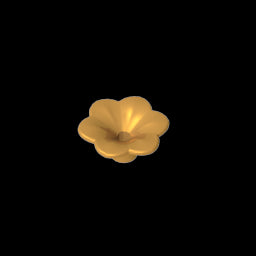 GDS-2059 - Plant, Outdoor Accessory Kit, Flower with 6 Rounded Petals and Pin