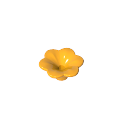 GDS-2059 - Plant, Outdoor Accessory Kit, Flower with 6 Rounded Petals and Pin