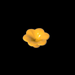 GDS-2059 - Plant, Outdoor Accessory Kit, Flower with 6 Rounded Petals and Pin