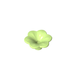 GDS-2059 - Plant, Outdoor Accessory Kit, Flower with 6 Rounded Petals and Pin