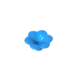 GDS-2059 - Plant, Outdoor Accessory Kit, Flower with 6 Rounded Petals and Pin