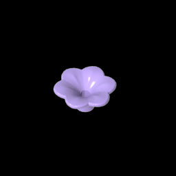 GDS-2059 - Plant, Outdoor Accessory Kit, Flower with 6 Rounded Petals and Pin