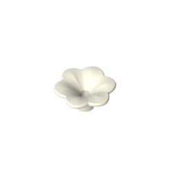 GDS-2059 - Plant, Outdoor Accessory Kit, Flower with 6 Rounded Petals and Pin