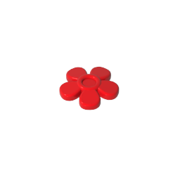 GDS-2062 - Headwear Accessory Flower with 5 Smooth Petals and Pin
