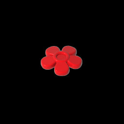 GDS-2062 - Headwear Accessory Flower with 5 Smooth Petals and Pin