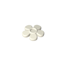 GDS-2062 - Headwear Accessory Flower with 5 Smooth Petals and Pin