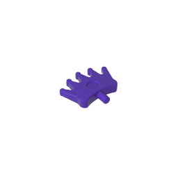 GDS-2064 - Headwear Accessory Crown / Tiara with 5 Points and Pin