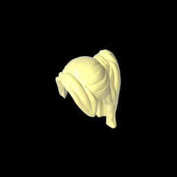 GDS-2068 - Minifig Hair Ponytail Long with Side Bangs