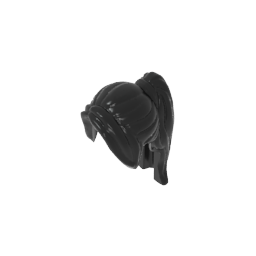 GDS-2068 - Minifig Hair Ponytail Long with Side Bangs