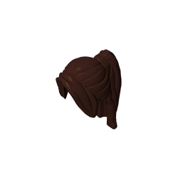 GDS-2068 - Minifig Hair Ponytail Long with Side Bangs