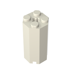 GDS-2073 - Brick Special Octagonal 2 x 2 x 3 1/3