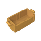 GDS-2100 - Treasure Chest Bottom with Rear Slots