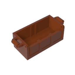 GDS-2100 - Treasure Chest Bottom with Rear Slots
