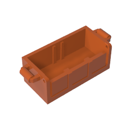 GDS-2100 - Treasure Chest Bottom with Rear Slots