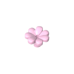 GDS-2118 - Plant, Flower, Minifig Accessory with 7 Thick Petals and Pin