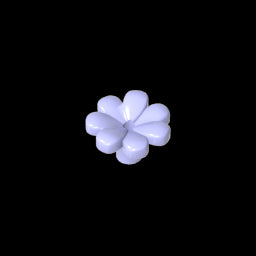 GDS-2118 - Plant, Flower, Minifig Accessory with 7 Thick Petals and Pin