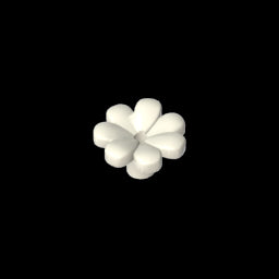 GDS-2118 - Plant, Flower, Minifig Accessory with 7 Thick Petals and Pin
